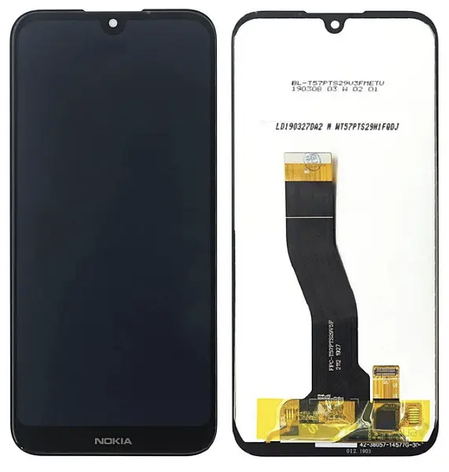 Дисплей (екран) для Nokia 4.2 + тачскрин, чорний, гарної якості, фото 1