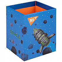 Стакан для письмового приладдя YES Space картон 708218