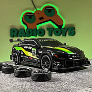 Машинка для дрифту BMW M-POWER Neon на радіокеруванні Чорна | Дрифт машинка БМВ на радіоуправлінні | Машинка на пульті, фото 3