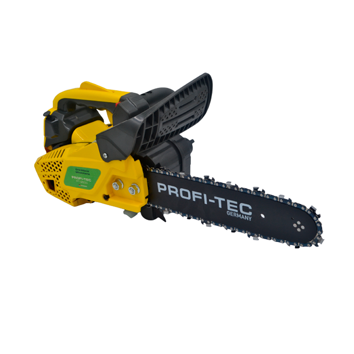 Потужна бензинова ланцюгова пилка (бензопила) PROFI-TEC PT-2500 : 1.1 кВт, шина 30см ( 002108)