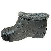 Чоловічі утеплені калоші на хутрі Калоші чоловічі зимові Тismel