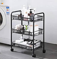 Тележка этажерка REMI для мастера маникюра, косметолога, парикмахера косметологическая, салона красоты дома