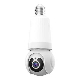 Розумна Wi-Fi камера Q26 V380Pro 2 в 1 камера + LED-лампа, цоколь E27, 3 МП, нічне бачення, двосторонній зв'язок