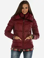 Куртка демісезонна коротка жіноча Colin's CL1011477BRD XS Бордова