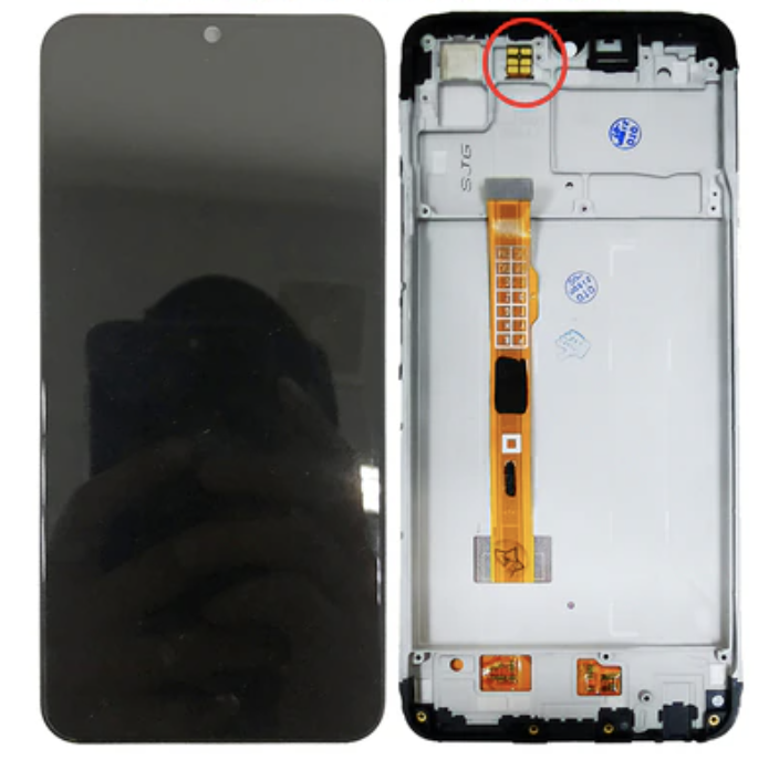 Дисплей (екран) для Vivo U3X, Y12, Y17 2019, U10, Y3 V1901A V1901T, Y15 2019, Y11 2019 + тачскрин (в рамці з