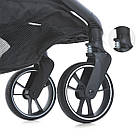 Прогулянкова дитяча коляска-книжка з капюшоном та чохлом на ніжки El Camino BEYA ME 1127-B Vintage Plum Бордо, фото 9