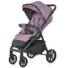 Прогулянковий дитячий візочок з москітною сіткою, дощовиком El Camino MALTA ME 1182 Frost Orchid Рожевий, фото 2