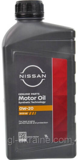 Моторна олива NISSAN Motor Oil 0W-20, 1л (KE900-90134)