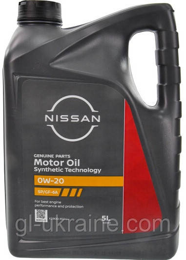 Моторна олива NISSAN Motor Oil 0W-20, 5л (KE900-90144)