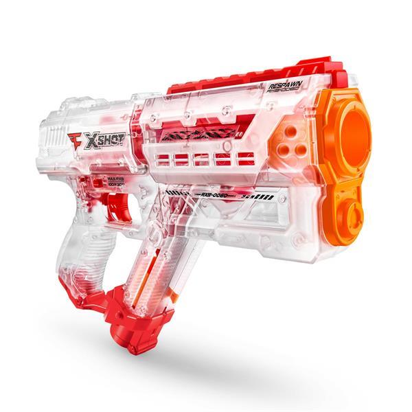 Скорострельный бластер X-Shot Chaos Faze Respawn 12 шариков (36499)