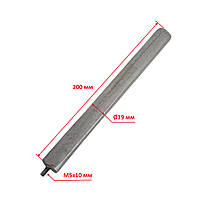 Магнієвий анод для бойлера, різьба М5, Ø19/L=200 мм, Kawai
