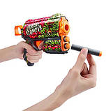 Скорострельный бластер X-Shot Skins Flux Zombie Stomper 8 патронов (36516A), фото 3