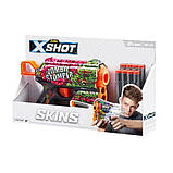 Скорострельный бластер X-Shot Skins Flux Zombie Stomper 8 патронов (36516A), фото 5