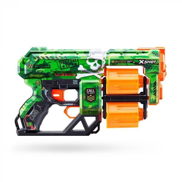 Скорострельный бластер X-Shot Skins Dread Camo 12 патронов (36517D)