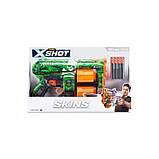 Скорострельный бластер X-Shot Skins Dread Camo 12 патронов (36517D), фото 6