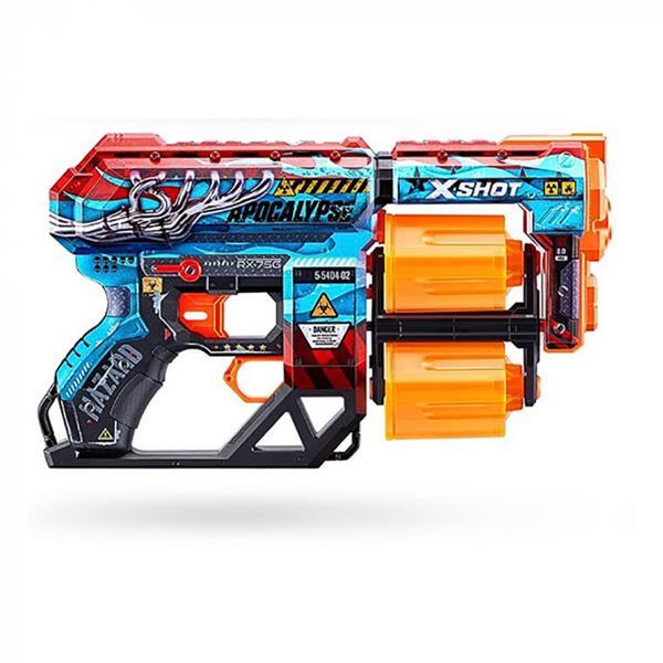 Скорострельный бластер X-Shot Skins Dread Apocalypse 12 патронов (36517G)