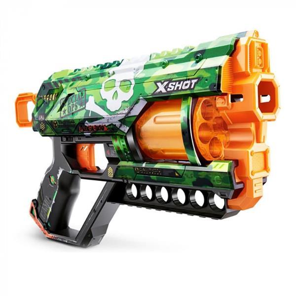 Скорострельный бластер X-Shot Skins Griefer Camo 12 патронов (36561H)