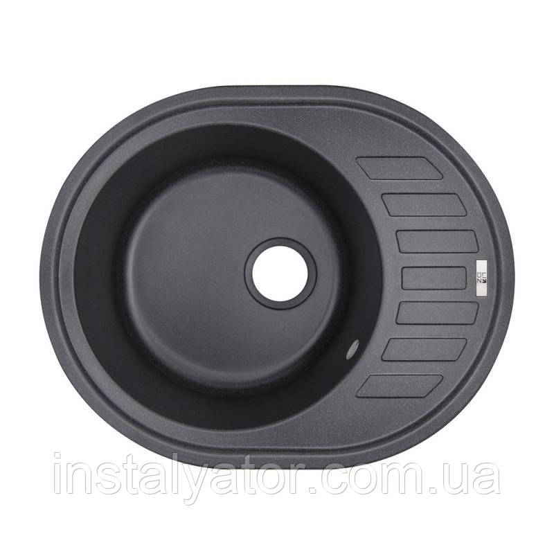 Кухонна мийка Lidz 620x500/200 BLA-03 (LIDZBLA03620500200), фото 1