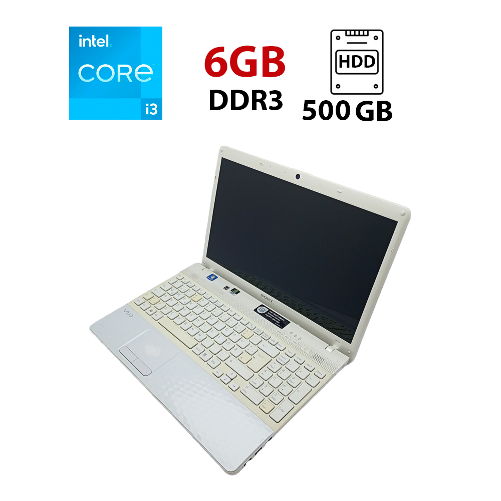 Ноутбук Sony VP156/ 15.6" (1366x768)/ Core i3-2330M/ 6 GB RAM/ 500 GB HDD/ GeForce 410M 1GB
