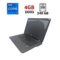 Ноутбук Б-клас Dell Latitude E7450/ 14" (1920x1080)/ Core i7-5600U/ 4 GB RAM/ 240 GB SSD/ HD 5500