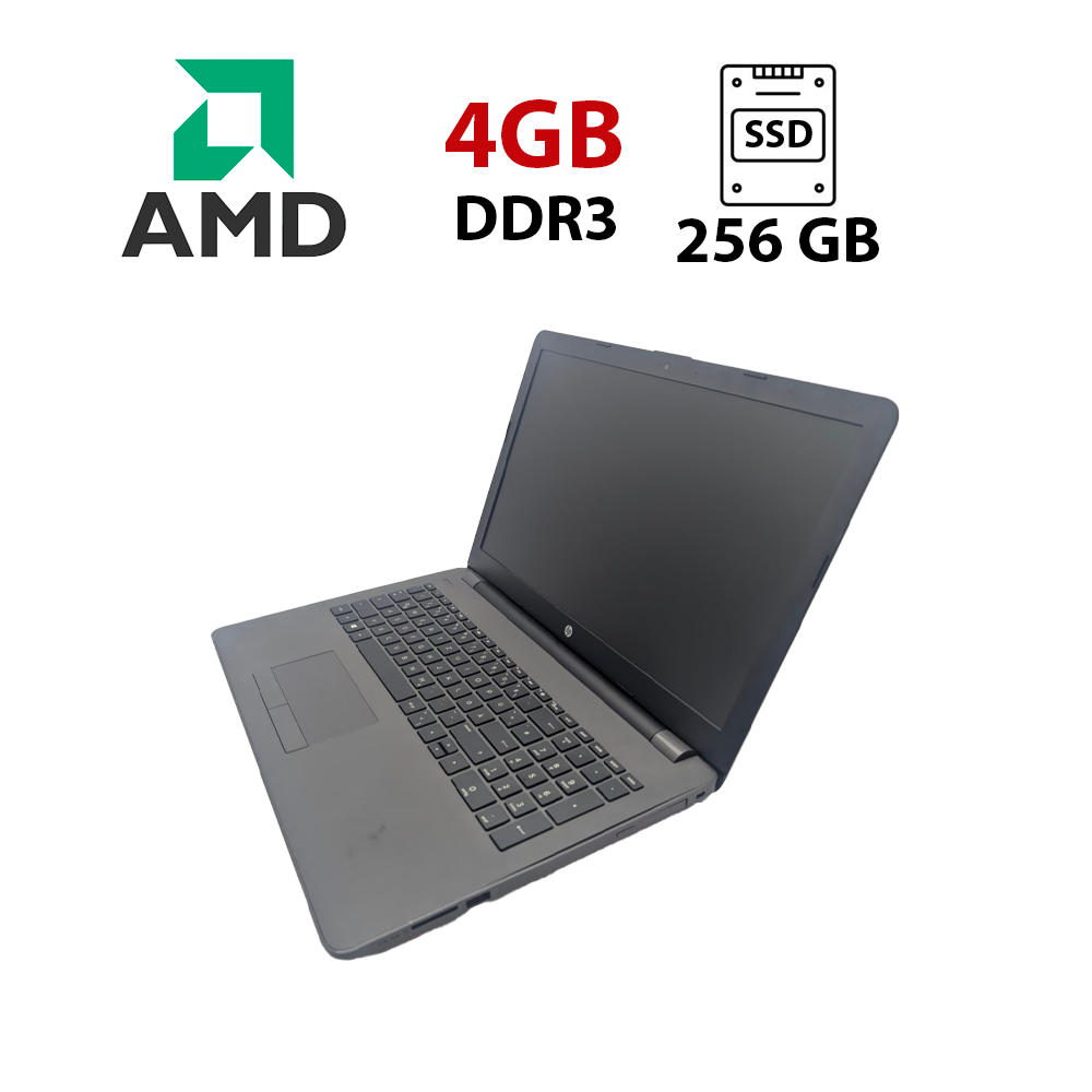 Ноутбук HP Pavilion 255 G6/ 15.6" (1366x768)/ AMD E2-9000e/ 4 GB RAM/ 256 GB SSD/ Radeon R2