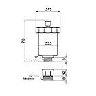 Повітровідвідник автоматичний SD Plus 1/2" SD28015, фото 3