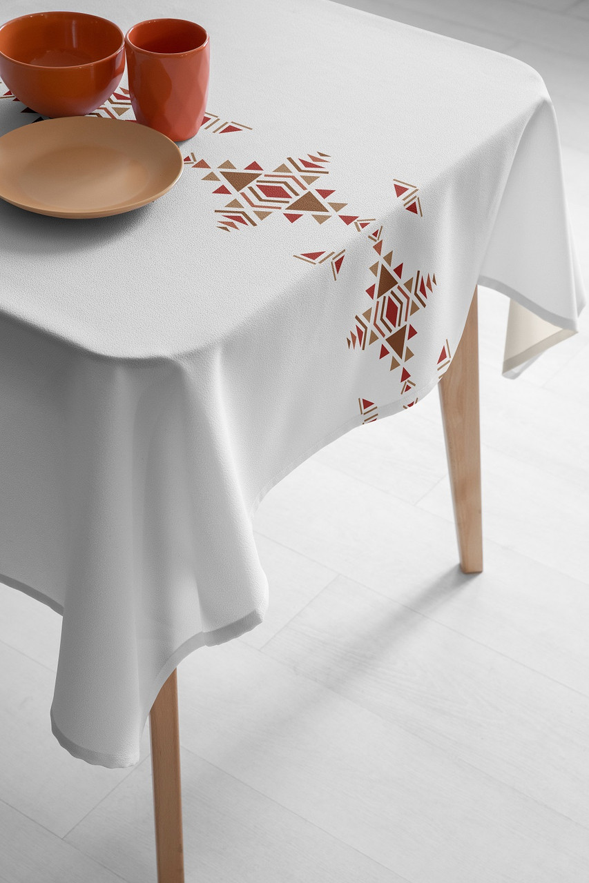 Скатертина Lotus Home — Трикутний орнамент 140*240