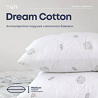 Подушка "DREAM COLLECTION" COTTON ЕКОНОМ 50*70 см (650г) (чохол не стьоганий)