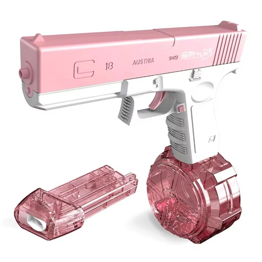 Водяний пістолет Water Battle Electric Water Gun Pink (Upgraded)