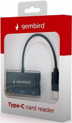 Кардрідер Gembird UHB-CR3-02 Black, фото 3