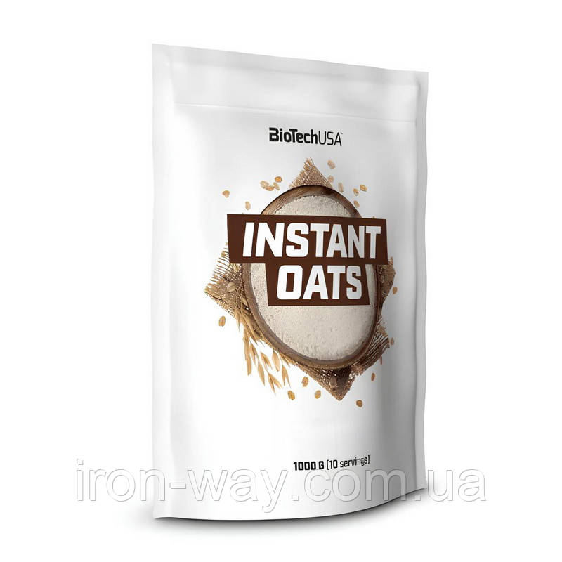 BioTech Instant Oats (1 kg, unflavoured)