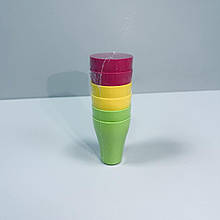 Набір чарок для пікніка яскравий Алеана 6 шт. 0,075 л 167001