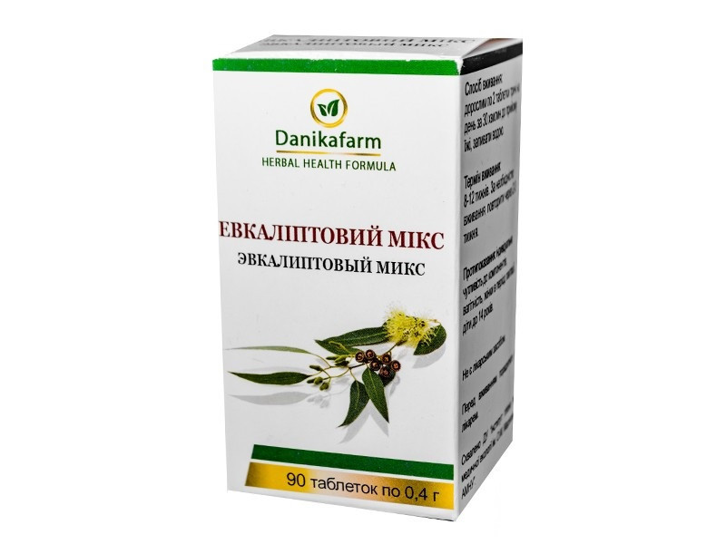 Евкаліптовий мікс антивірус 90 таблеток GreenSet