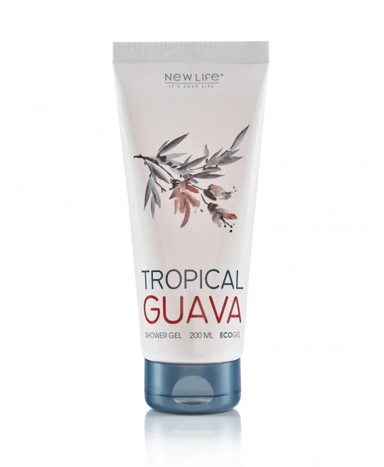 Гель для душу тропічна гуава Tropical guava 200 мл Нове життя