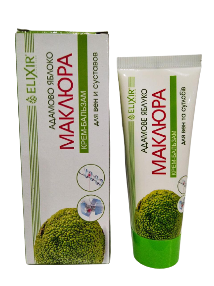 Крем бальзам Маклюра для вен та суглобів 75 мл Elixir