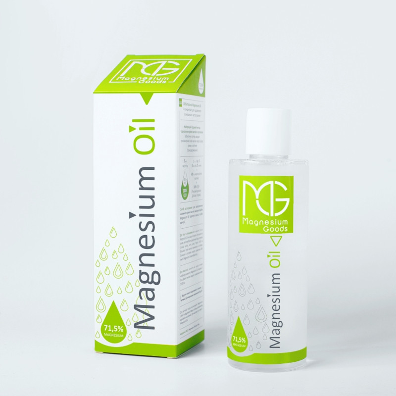 Магнієва олія Magnesium oil для тіла та волосся зовнішня 100 мл Екобіз