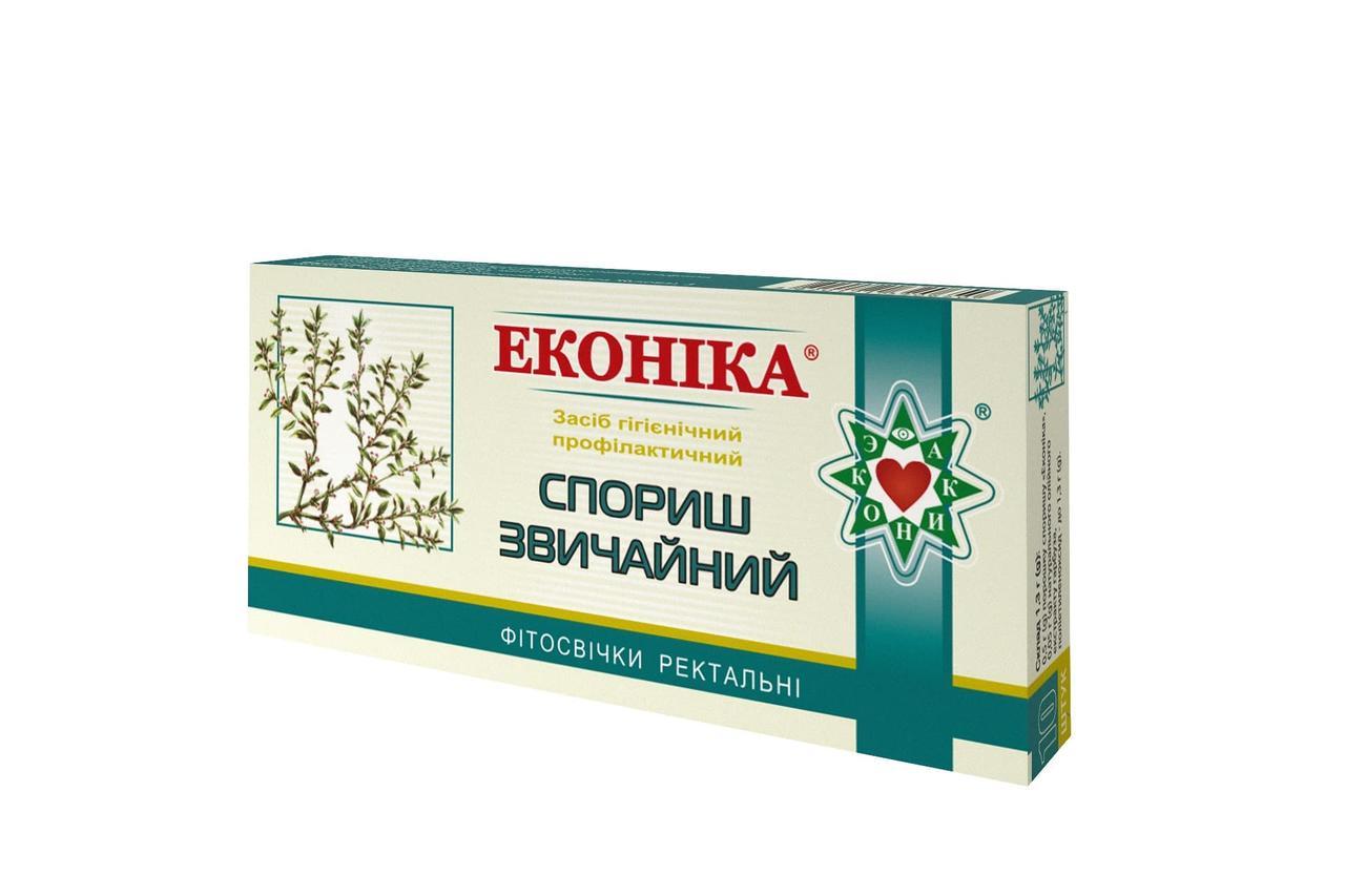 Фітосвічки Спориш 10 штук Еконіка