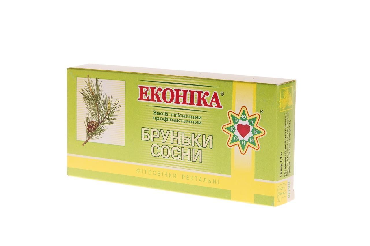 Фітосвічки з бруньками сосни 10 шт Econika