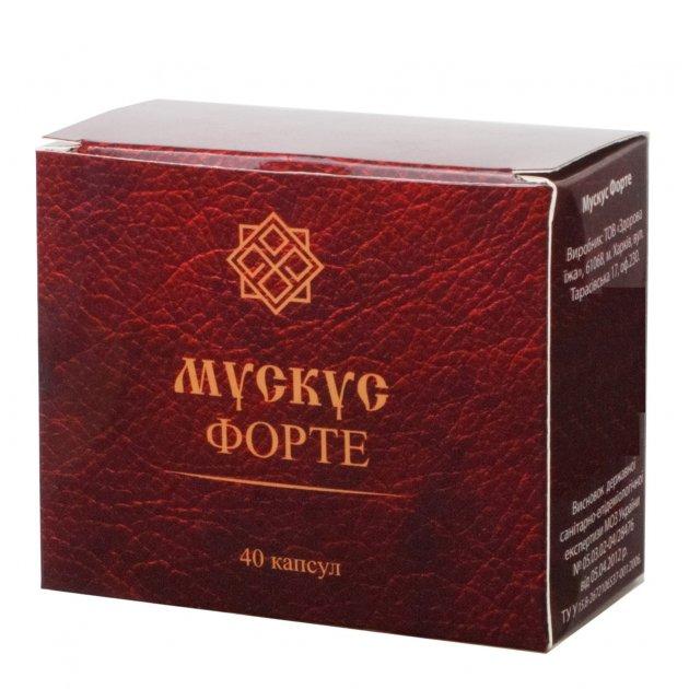 Мускус форте чоловіче довголіття 40 капсул