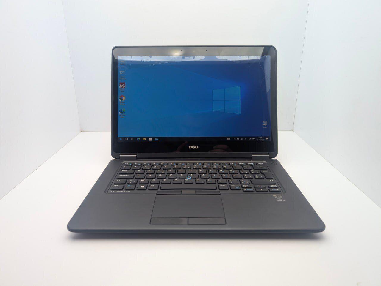 Б/в Ноутбук Б-клас Dell Latitude E7450 14" 1920x1080| Core i7-5600U| 4 GB RAM| 240 GB SSD| HD 5500
