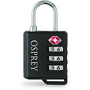 Замок Osprey Travel Sentry 3-Dial Padlock, Чорний, One Size (10004998)