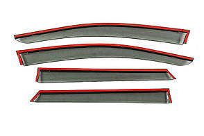 Вітровики з хромом Niken Luxury  4 шт  для Toyota bZ4X, фото 3