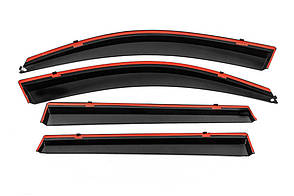 Вітровики з хромом Niken Luxury  4 шт  Long  для Toyota Rav 4 2006-2013 рр, фото 3