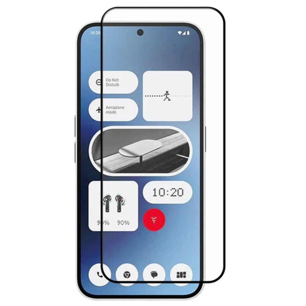 Захисне скло Full Screen Tempered Glass для Nothing Phone (2a) / (2a) Plus, Black, фото 1