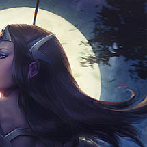 Плакат "Дота 2, принцеса Місяця Мірана, Mirana, Dota 2", 34×60см, фото 4