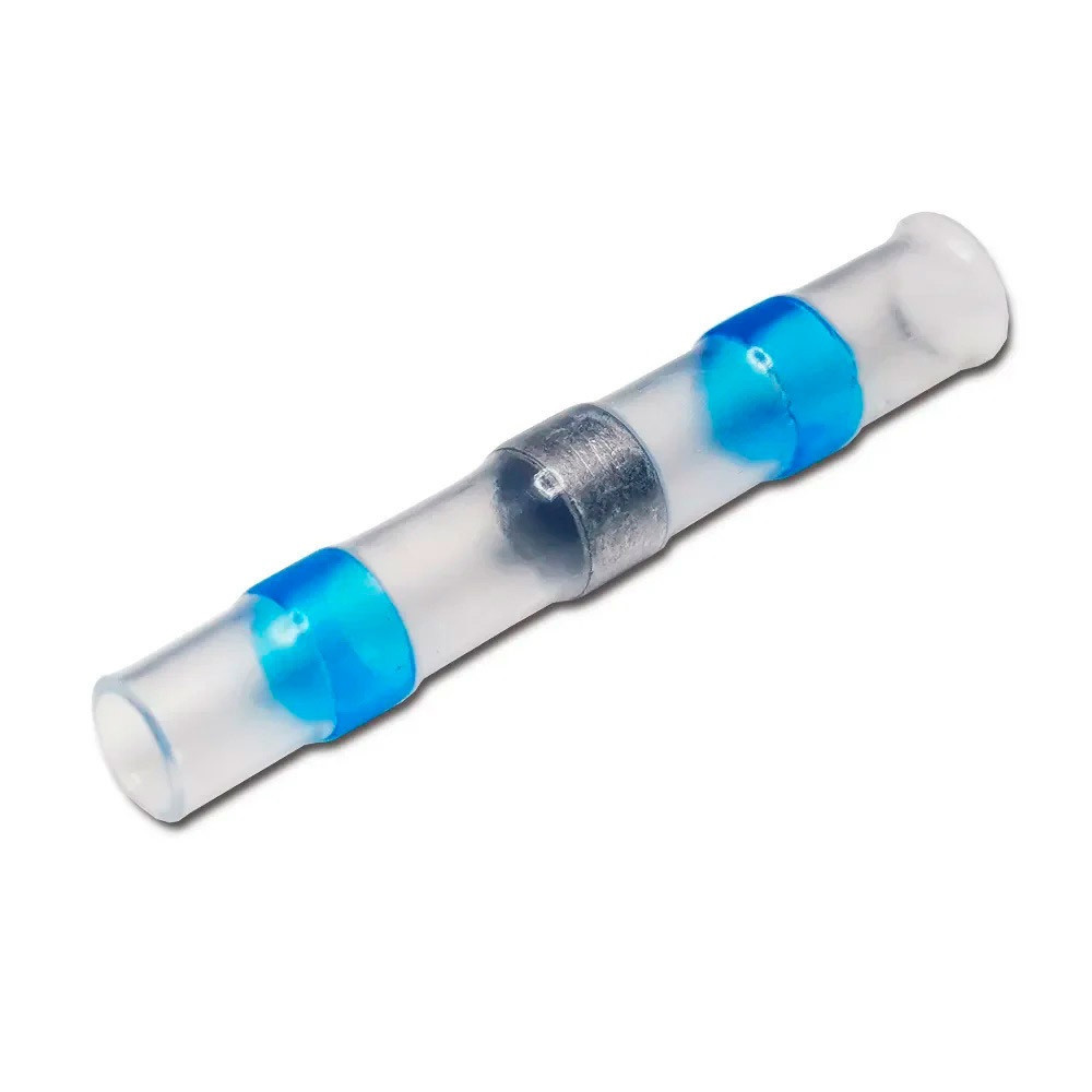 Термозбіжна паяльна гільза для з'єднання проводів, з припоєм і клеєм, діаметр 5мм