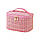 Косметичка жіноча вінтажна, дорожня, рожева 4945270, фото 2