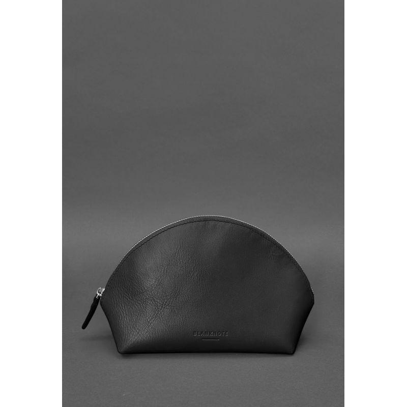 Жіноча шкіряна косметичка 8.0 Чорна 4942284