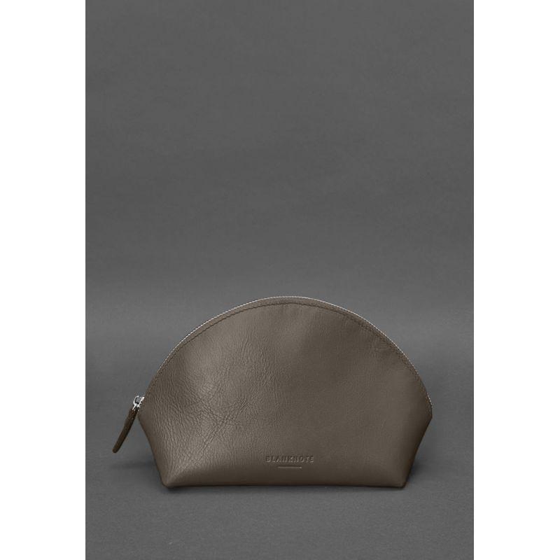 Жіноча шкіряна косметичка 8.0 Темно-бежева 4942287, фото 1