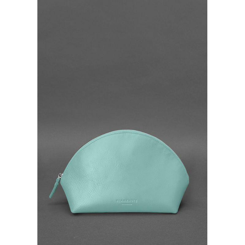 Жіноча шкіряна косметичка 8.0 Бірюзова 4942289, фото 1